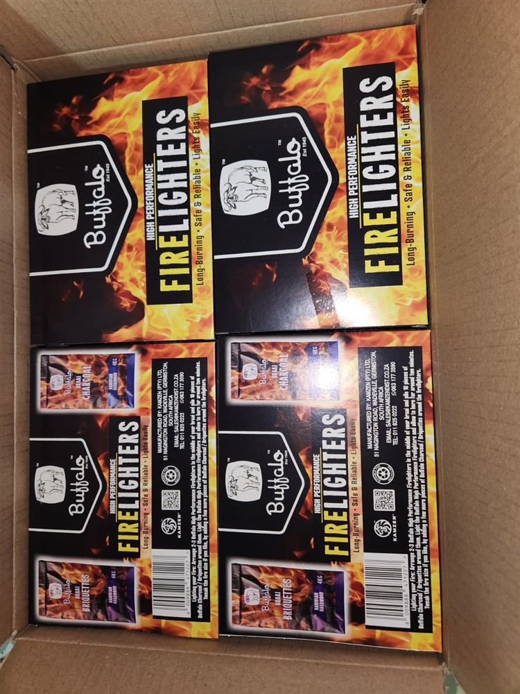 Boxes of firelighters